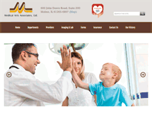 Tablet Screenshot of medical-arts.com